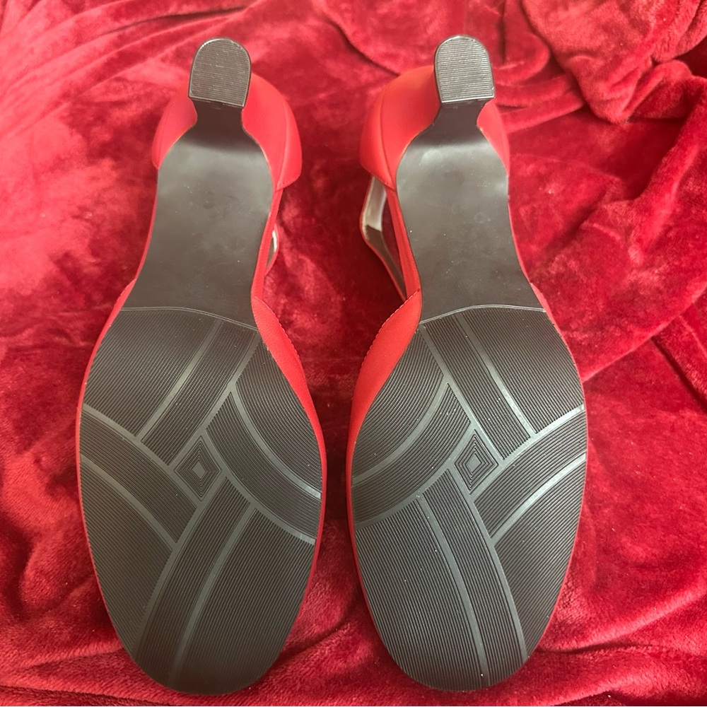 Elegant Red Women's Heels